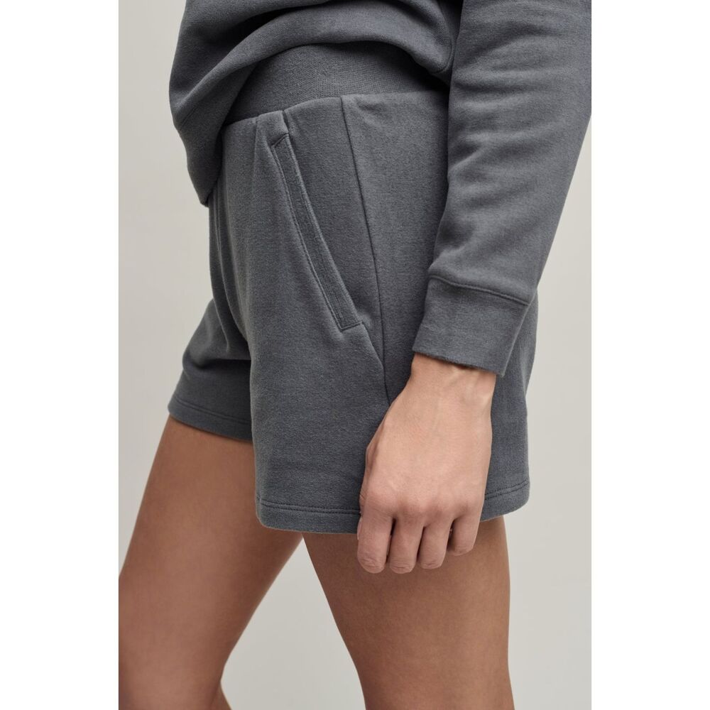 New Barefoot Dreams Women's Malibu Collection Brushed Shorts, Anchor Size Large